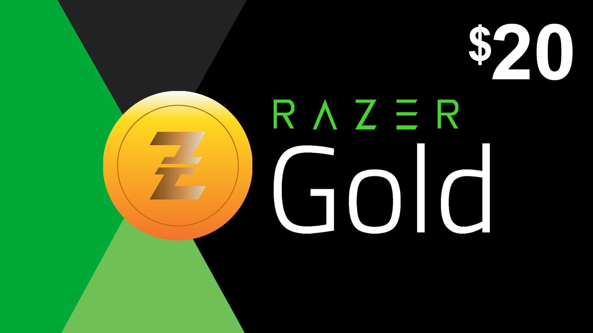 گیفت کارت ریزر گلد 20 دلاری گلوبال