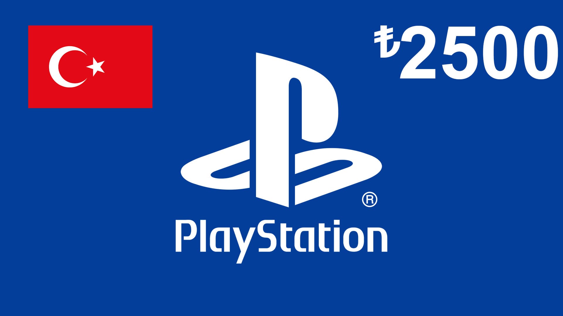 گیفت کارت پلی استیشن 2500 لیر ترکیه