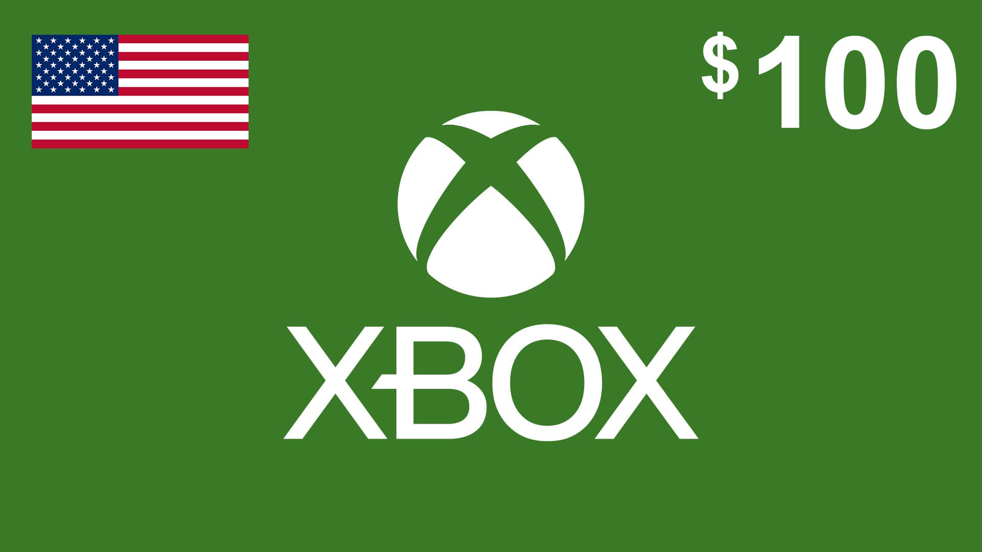 گیفت کارت ایکس باکس 100 دلاری آمریکا