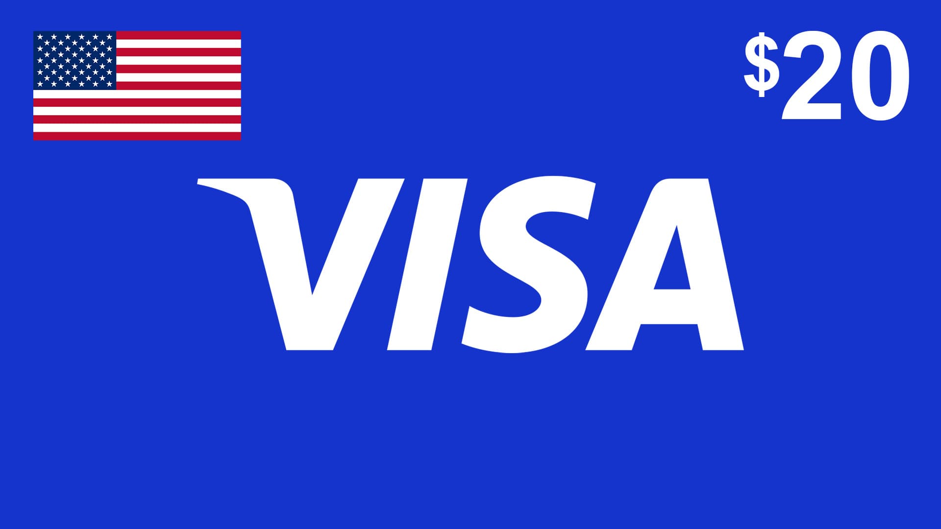 ویزا کارت مجازی 20 دلاری آمریکا