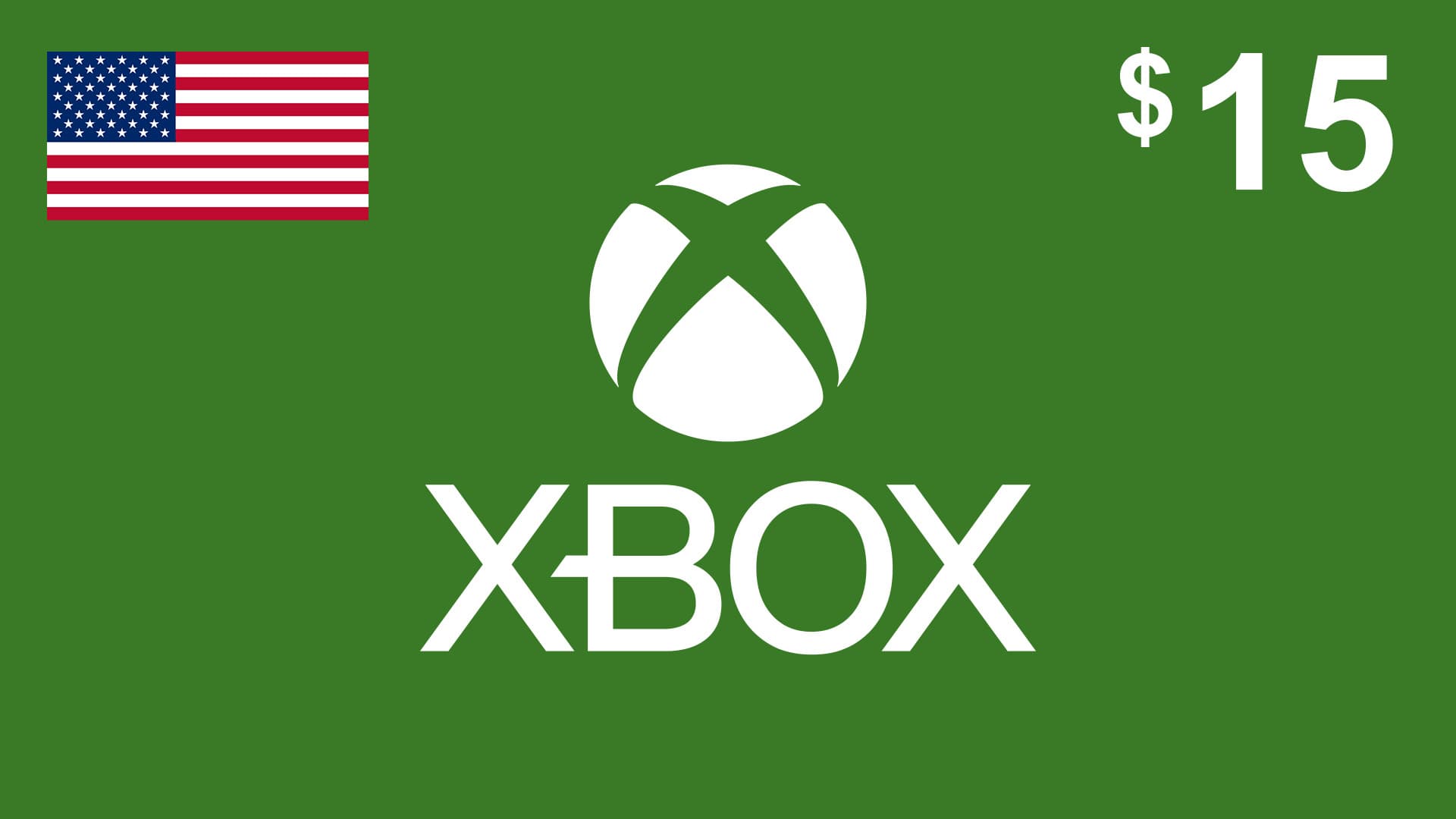 گیفت کارت ایکس باکس 15 دلاری آمریکا