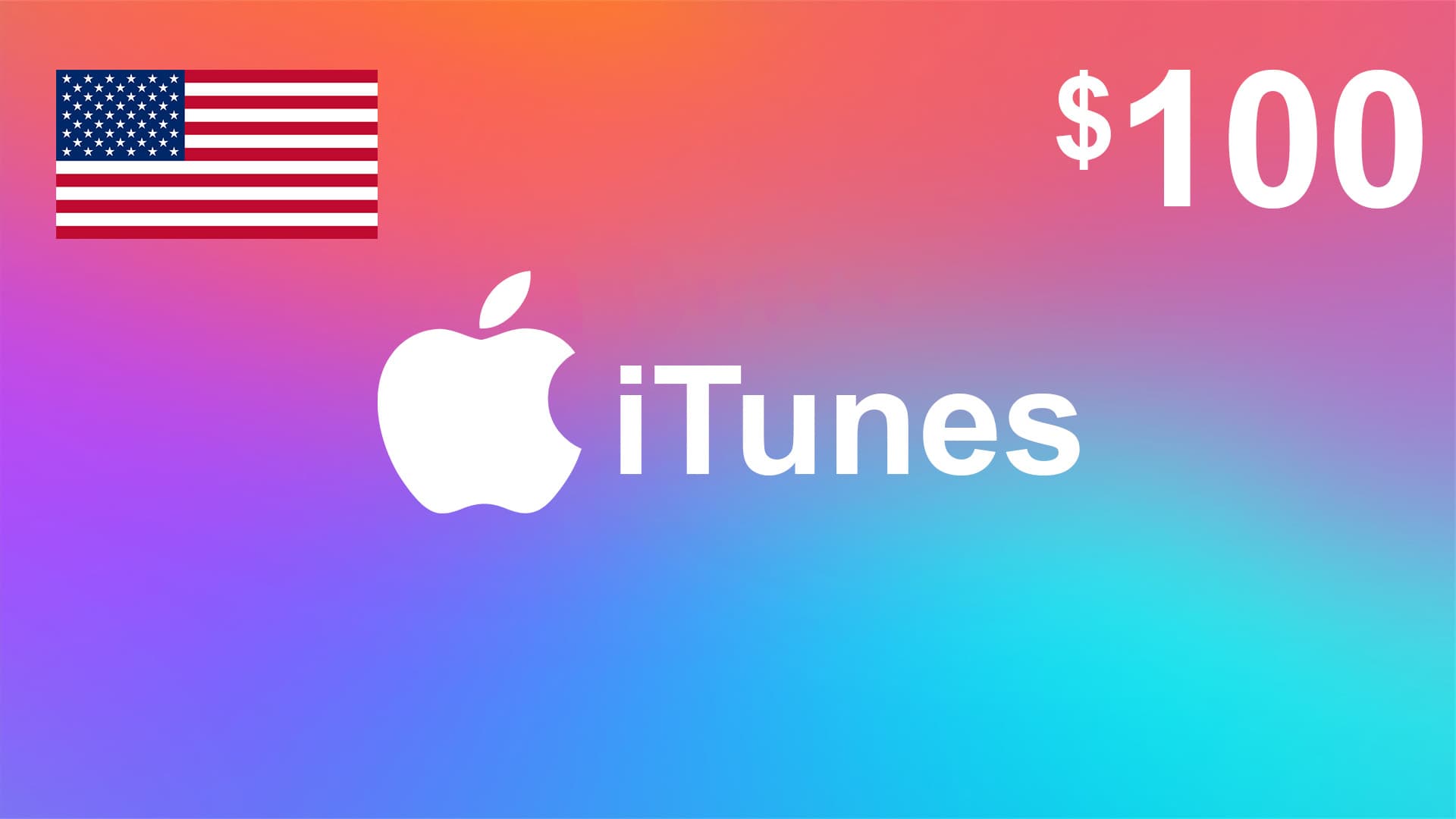 گیفت کارت آیتونز 100 دلاری آمریکا