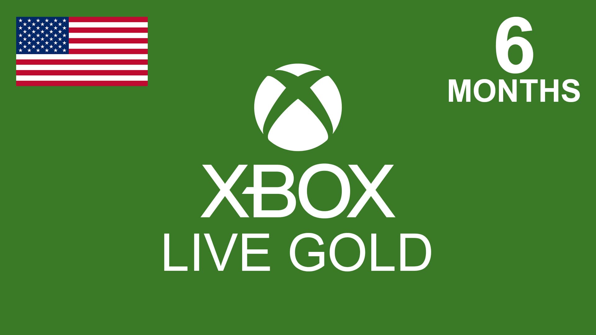گیفت کارت گلد (Essential) ایکس باکس 6 ماهه آمریکا