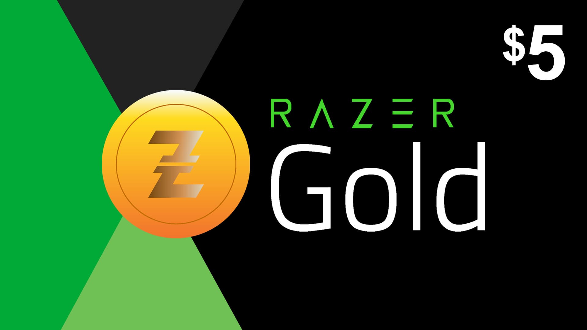 گیفت کارت ریزر گلد 5 دلاری گلوبال