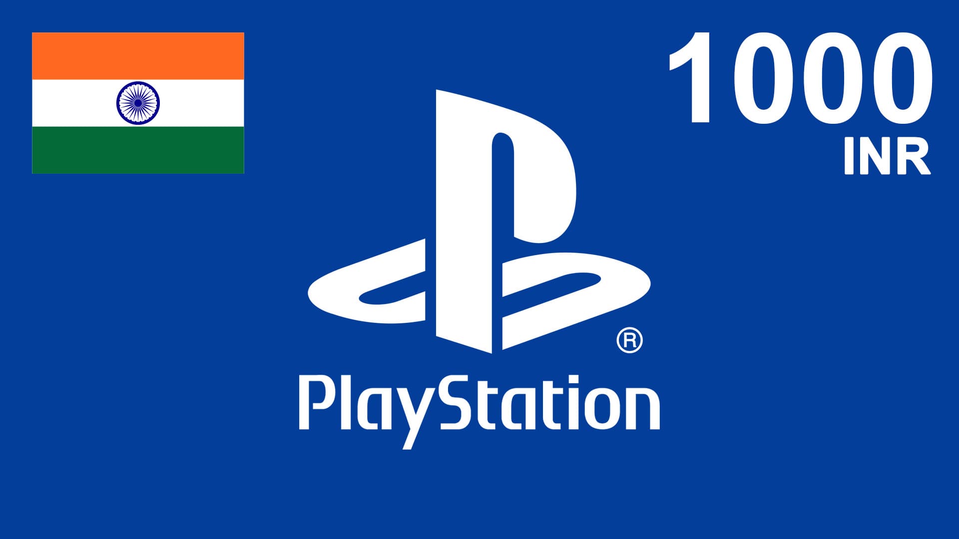 گیفت کارت پلی استیشن 1000 روپیه هند