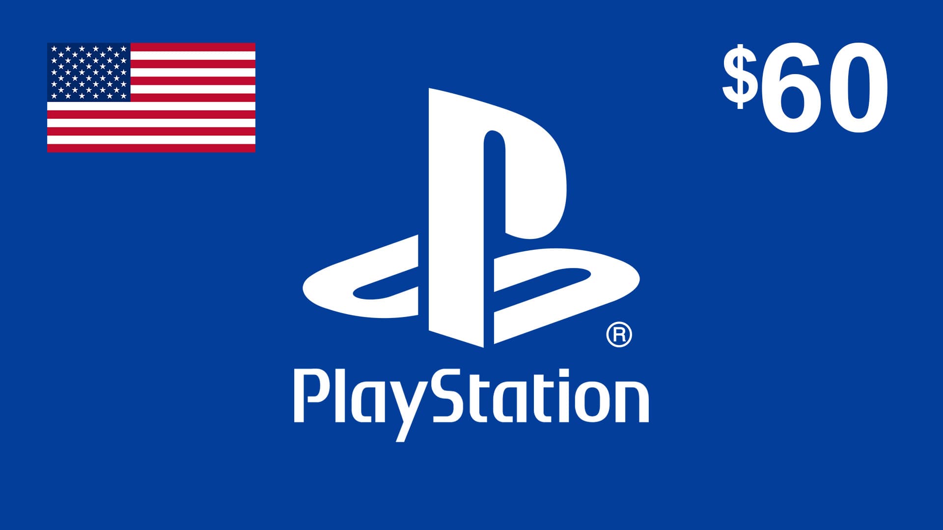 گیفت کارت پلی استیشن 60 دلاری آمریکا