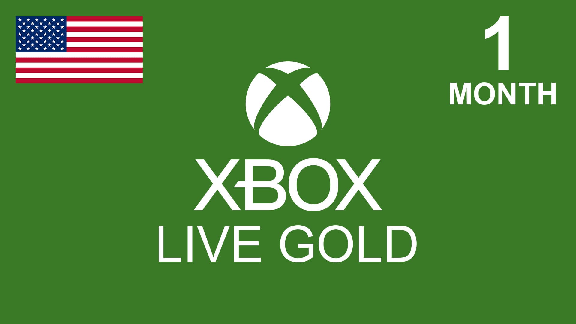 گیفت کارت گلد (Essential) ایکس باکس 1 ماهه آمریکا