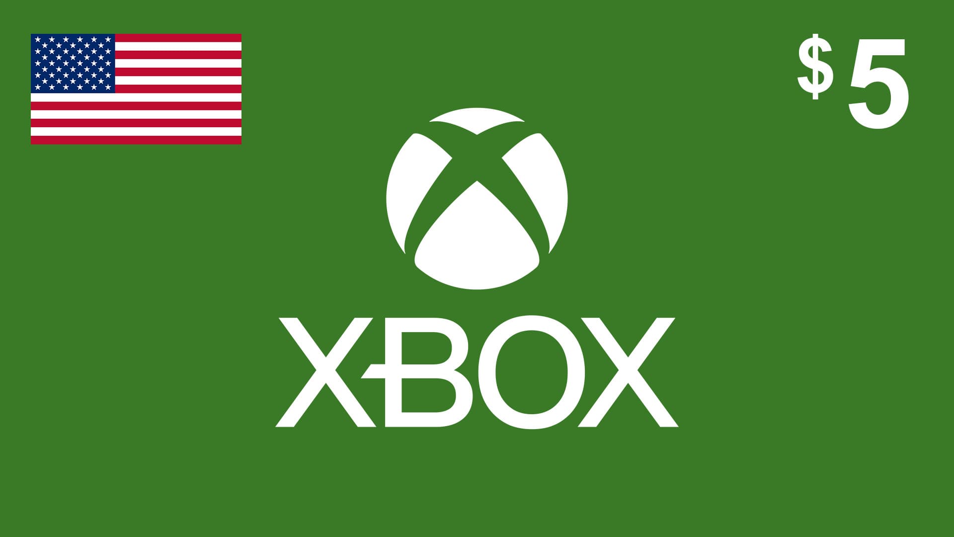 گیفت کارت ایکس باکس 5 دلاری آمریکا