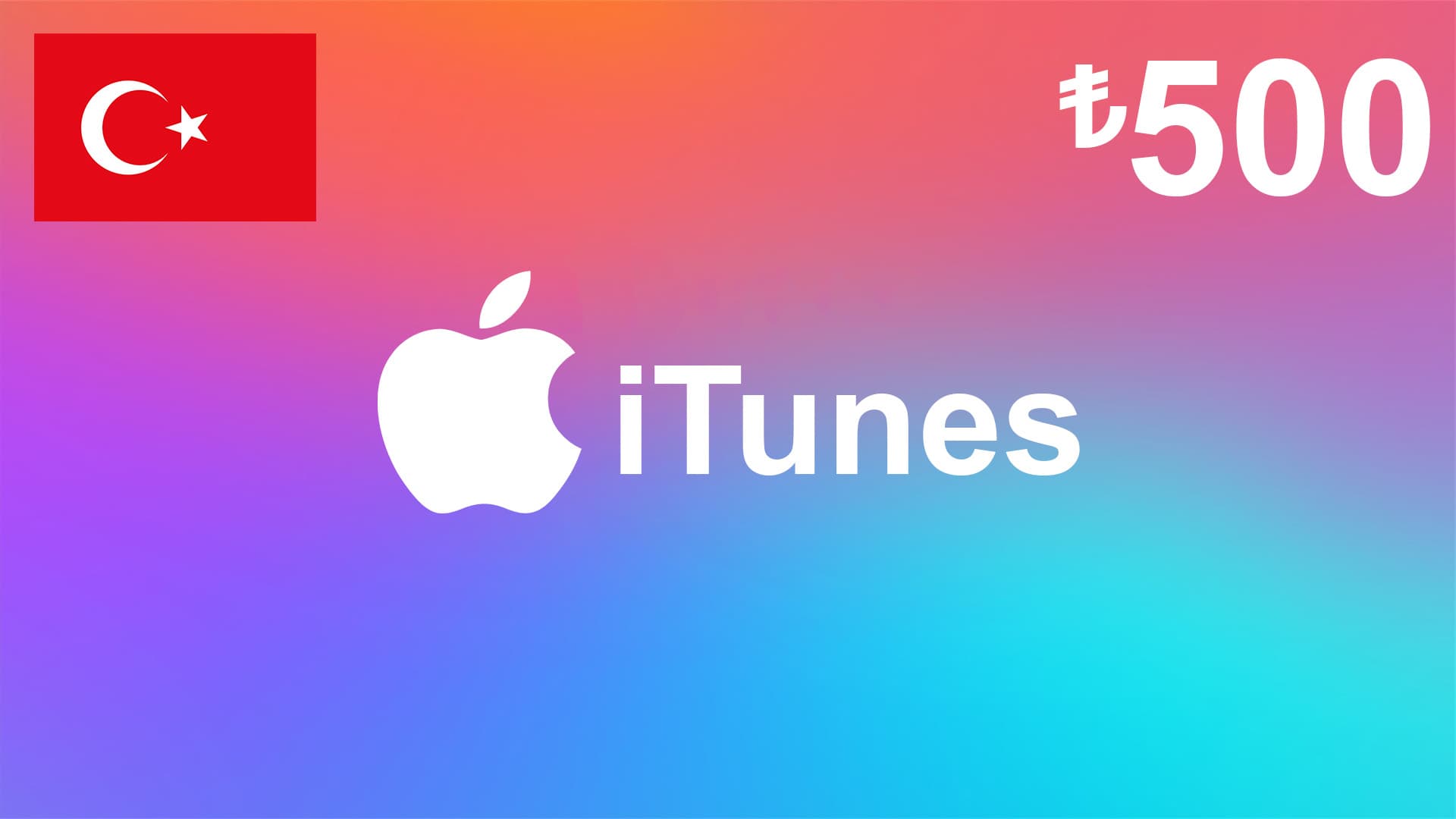 گیفت کارت آیتونز 500 لیری ترکیه