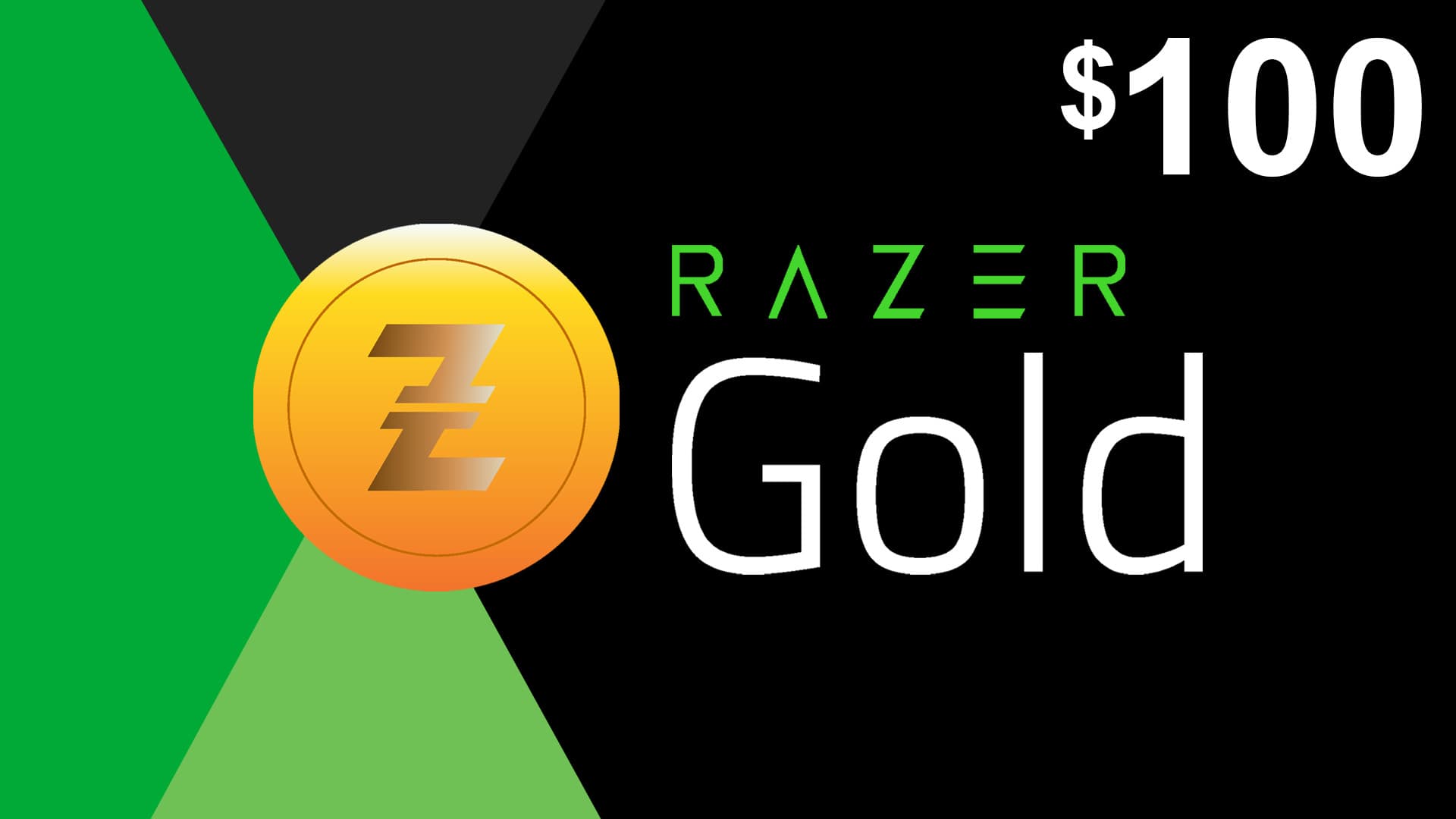 گیفت کارت ریزر گلد 100 دلاری گلوبال