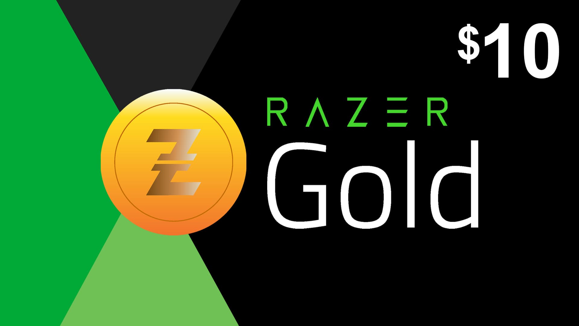 گیفت کارت ریزر گلد 10 دلاری گلوبال