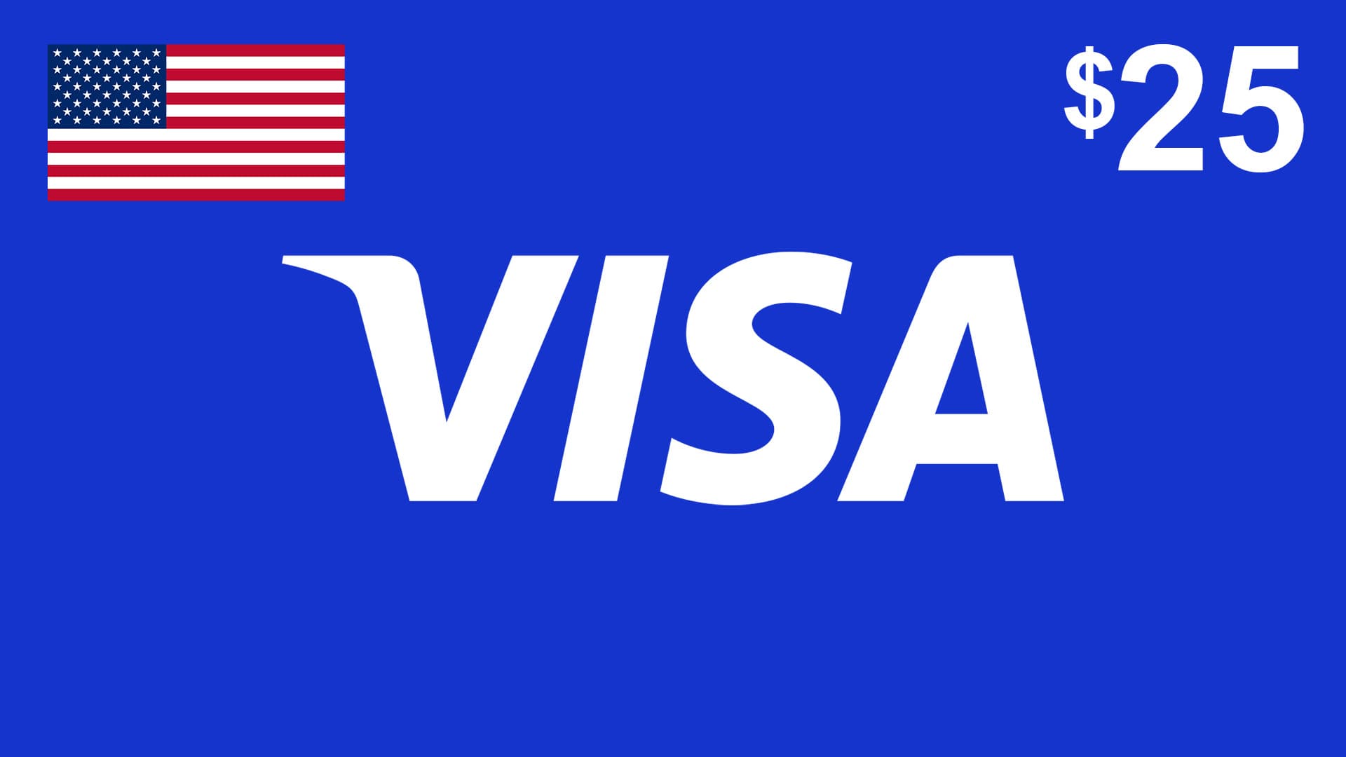 ویزا کارت مجازی 25 دلاری آمریکا