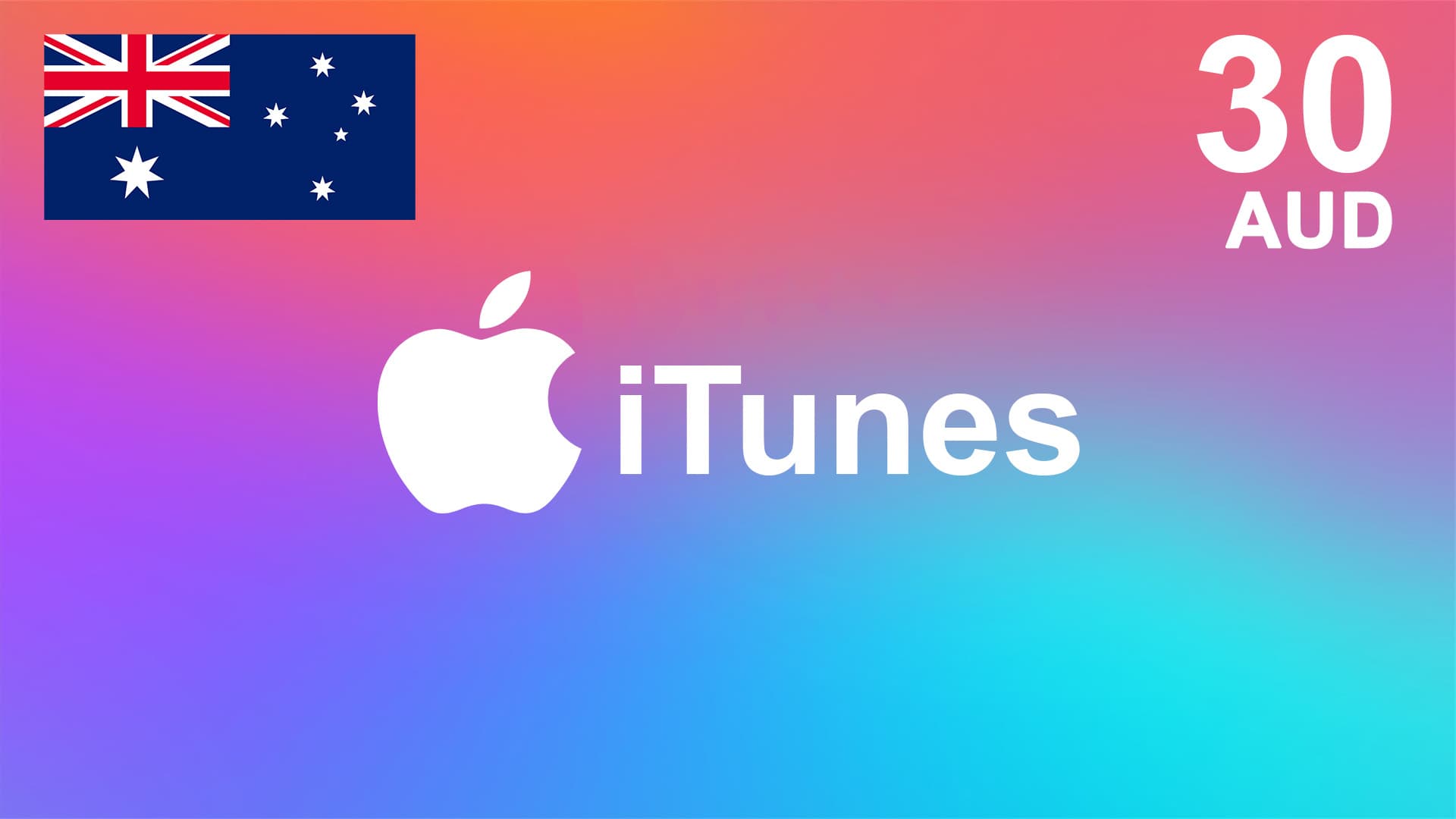 گیفت کارت آیتونز 30 دلاری استرالیا