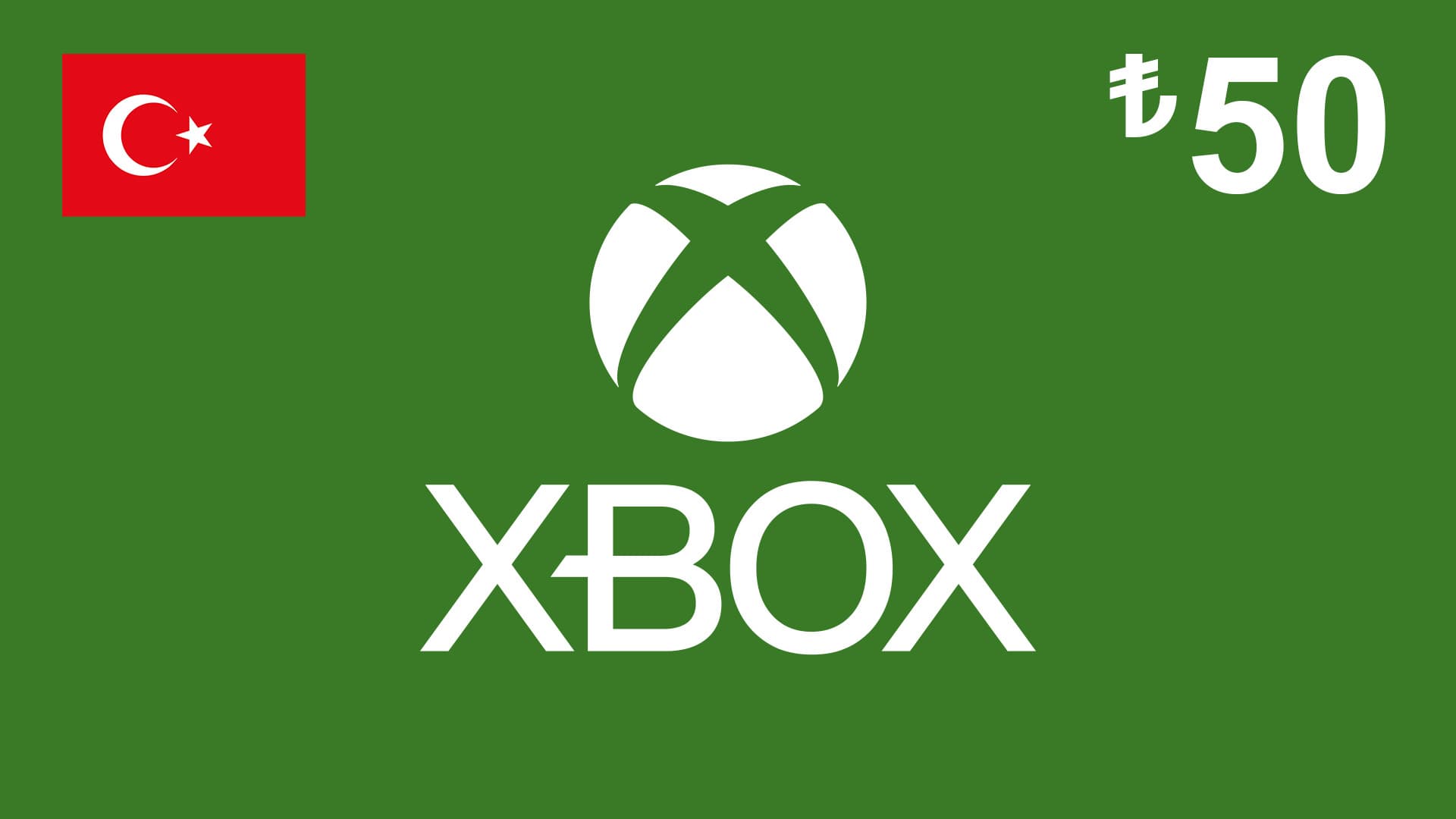 گیفت کارت ایکس باکس 50 لیر ترکیه