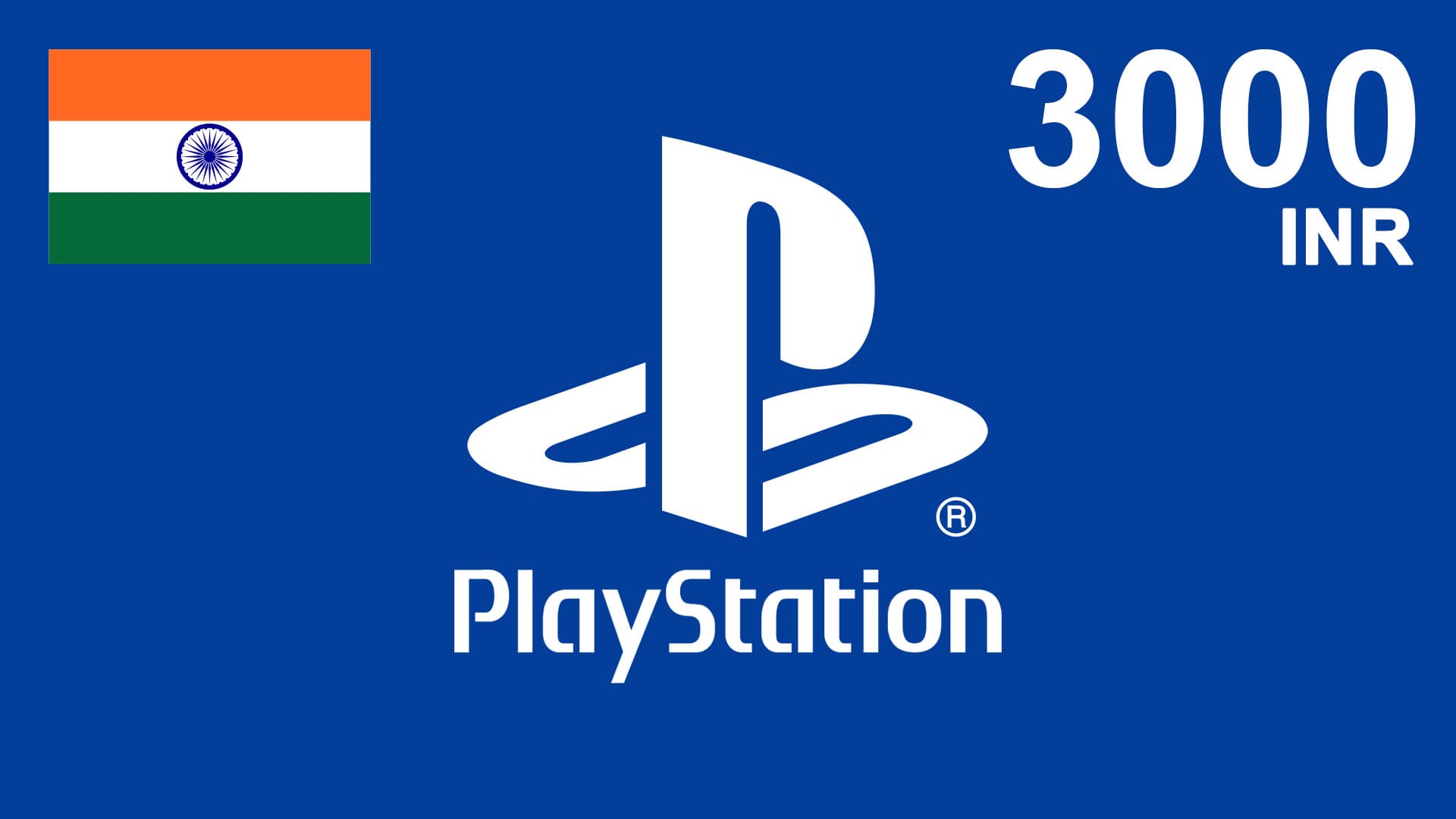 گیفت کارت پلی استیشن 3000 روپیه هند
