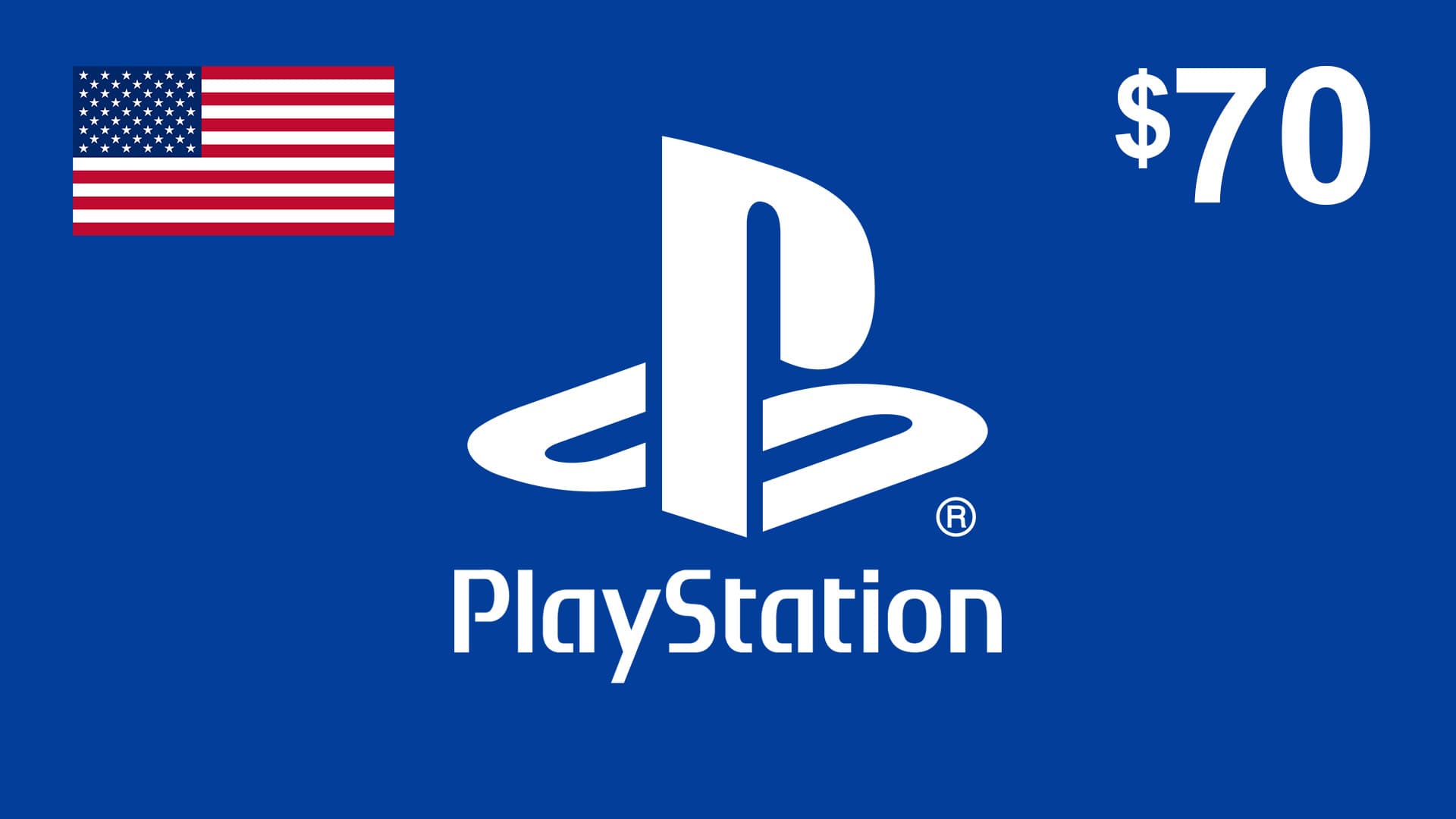 گیفت کارت پلی استیشن 70 دلاری آمریکا